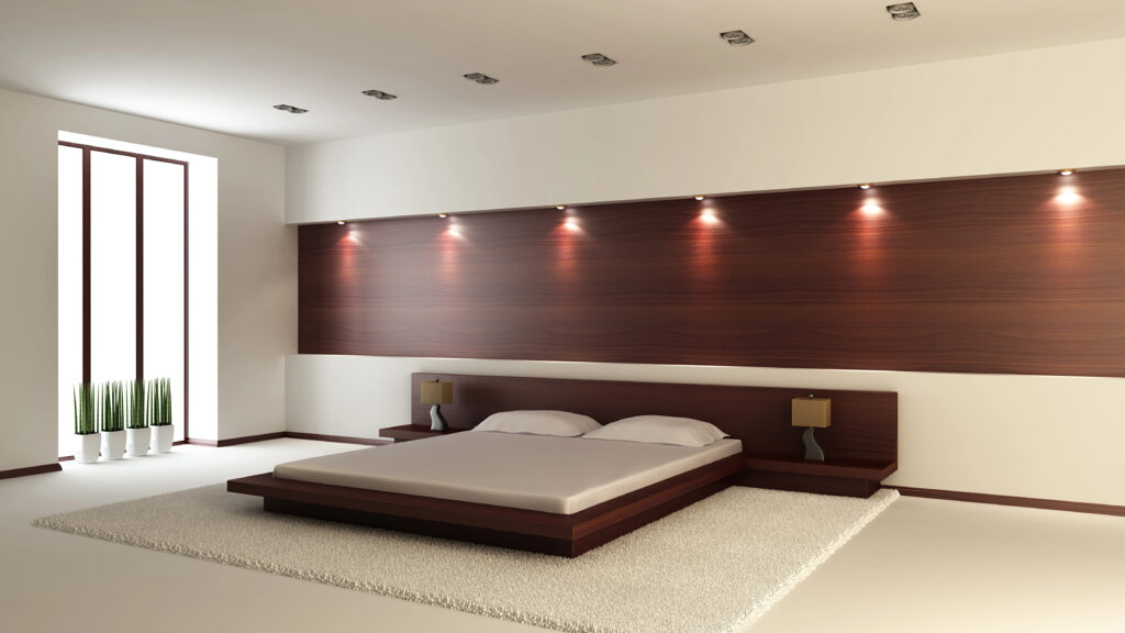 Family home bedroom illustrating sleep during midlife
